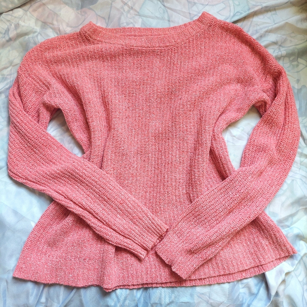 Peachy Oversized Knitted Sweater
